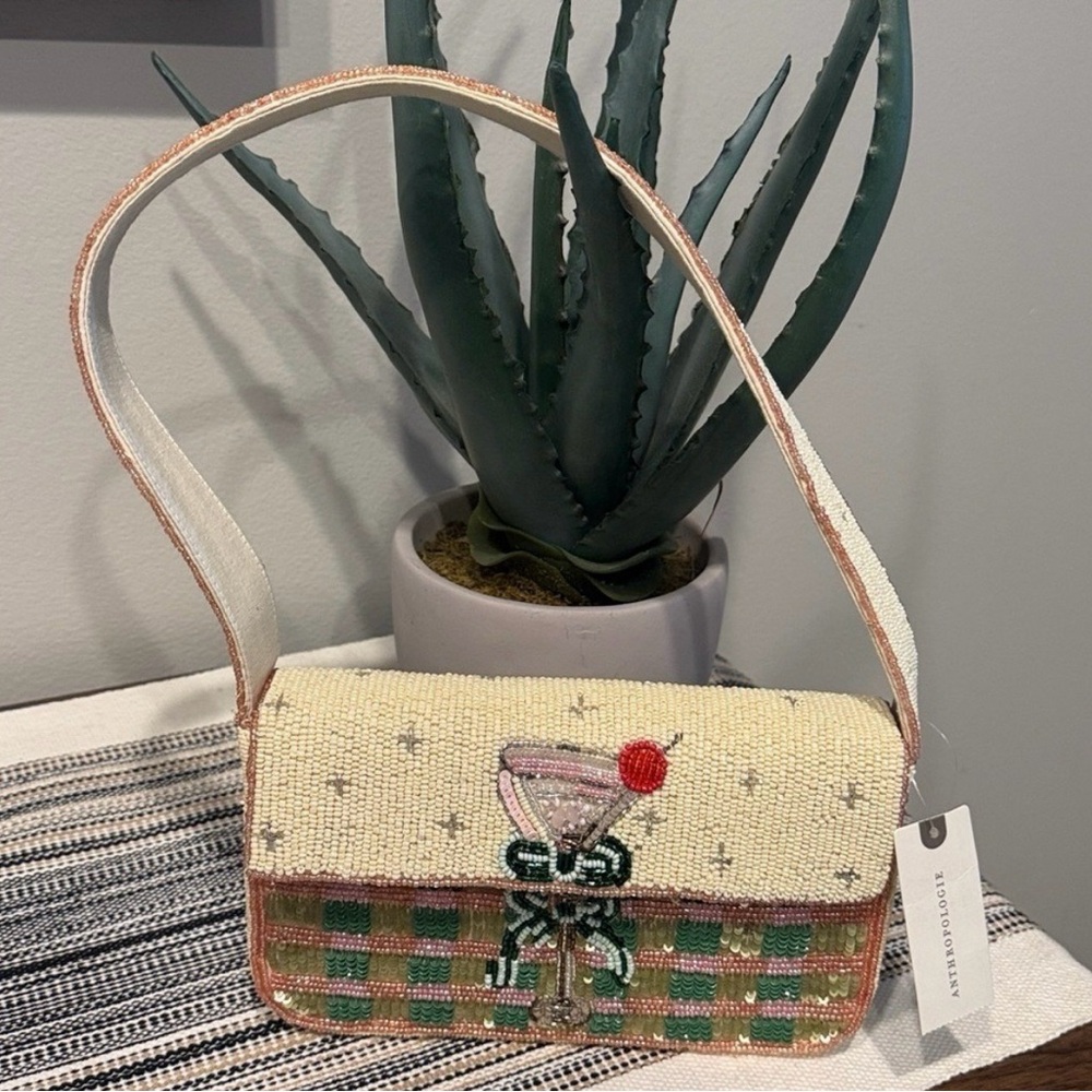 New Anthropologie - The Fiona Beaded Bag: Food & Drink Edition View 5